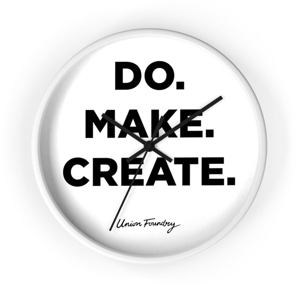 DO.MAKE.CREATE. Wall Clock