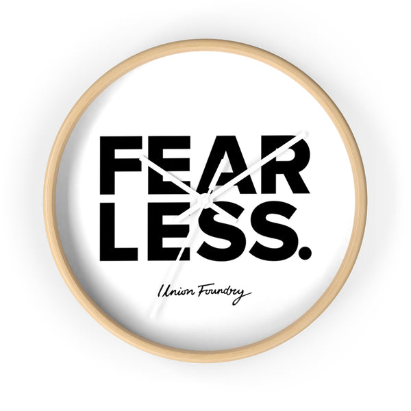 Fear Less Wall Clock