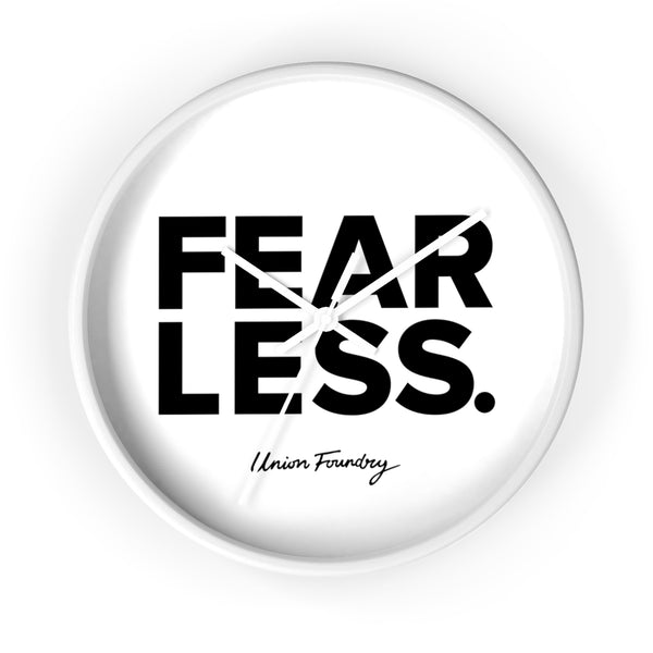 Fear Less Wall Clock