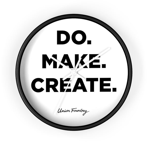 DO.MAKE.CREATE. Wall Clock
