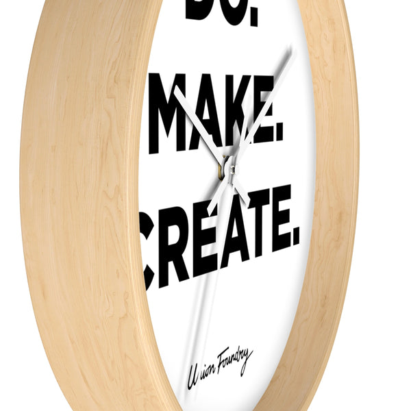 DO.MAKE.CREATE. Wall Clock