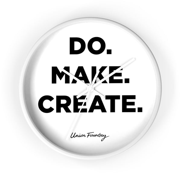 DO.MAKE.CREATE. Wall Clock