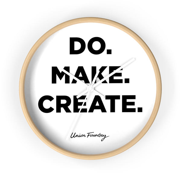 DO.MAKE.CREATE. Wall Clock