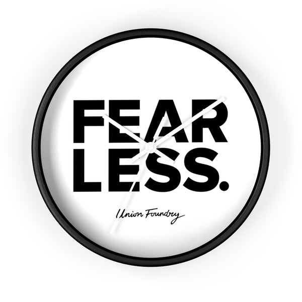 Fear Less Wall Clock