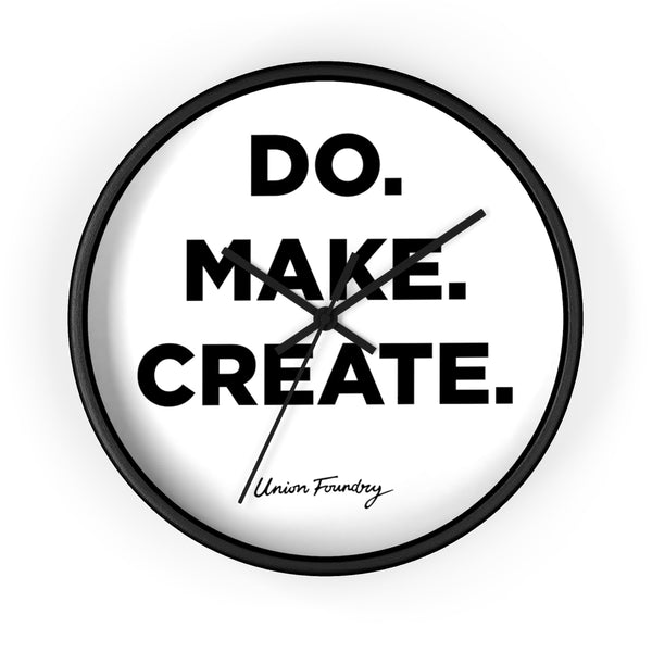 DO.MAKE.CREATE. Wall Clock