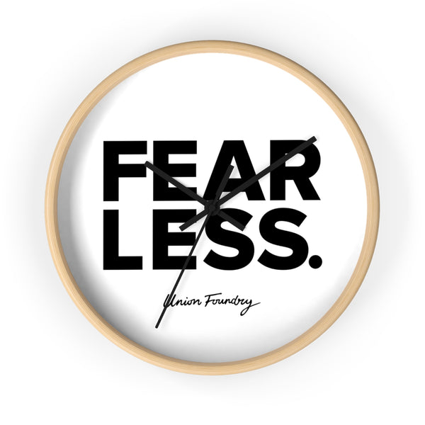 Fear Less Wall Clock