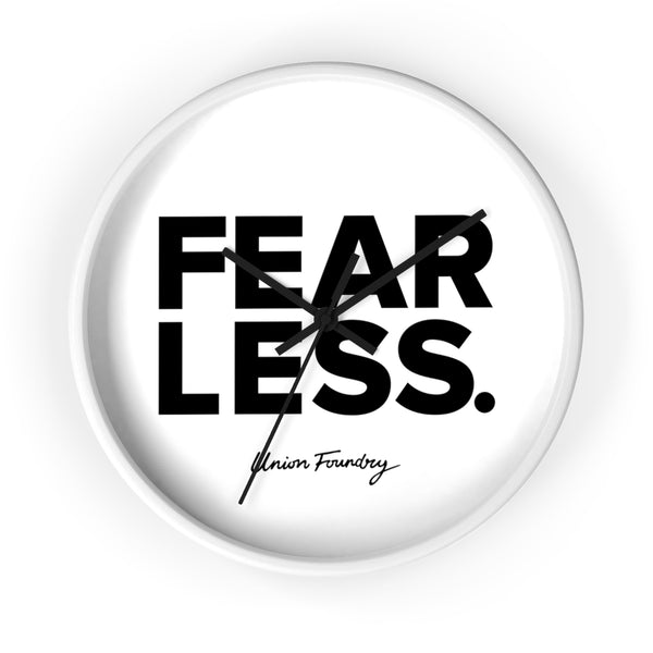 Fear Less Wall Clock