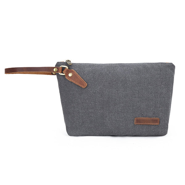 Toiletry Bag Travel Canvas Mens Leather Makeup Bag Organizer Cosmetic Bag Mens Shaving Bag Dopp Kits
